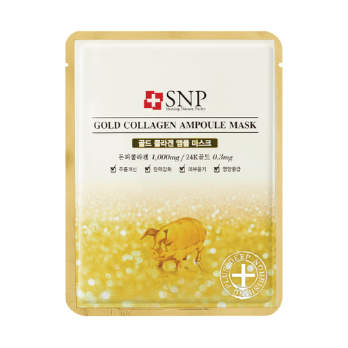 Mascarilla Facial Con Oro Y Colageno