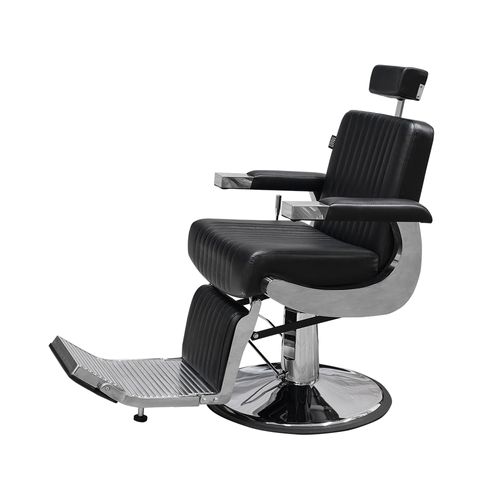 Sillon Barbero Negro Aluminio