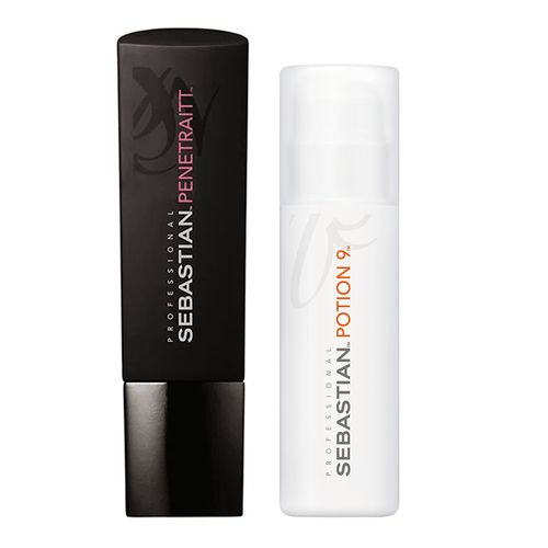 COMBO SEBASTIAN SHAMPOO PENETRAITT + POTION 9