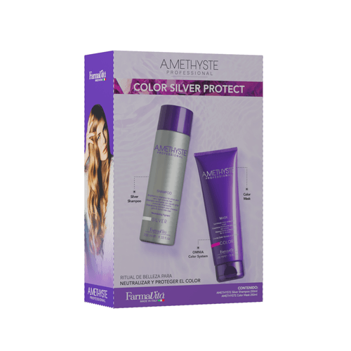 Combo Amethyste Silver Color Shampoo + Mask