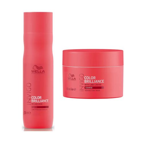 Combo Wella Invigo Brilliance Shampoo 250ml + Mask 150ml