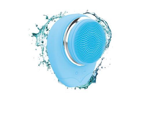 Cepillo Limpiador y Masajeador Facial Wet & Dry Azul