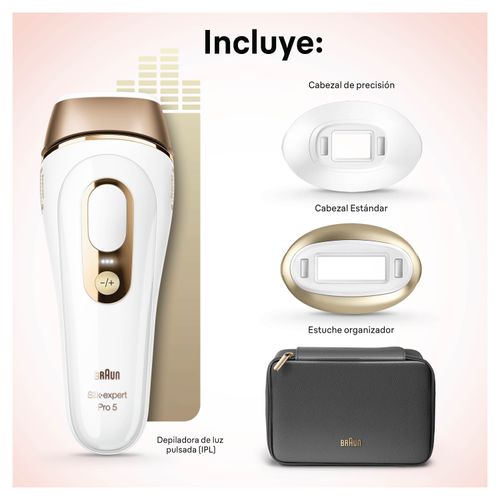 Depiladora de Luz Pulsada Modelo 5140 Blanca