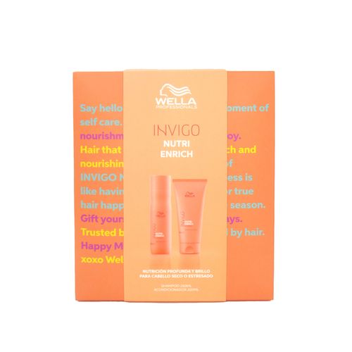 Pack Invigo Nutri Enrich Wella - Shampoo 250ml + Acondicionador 200ml