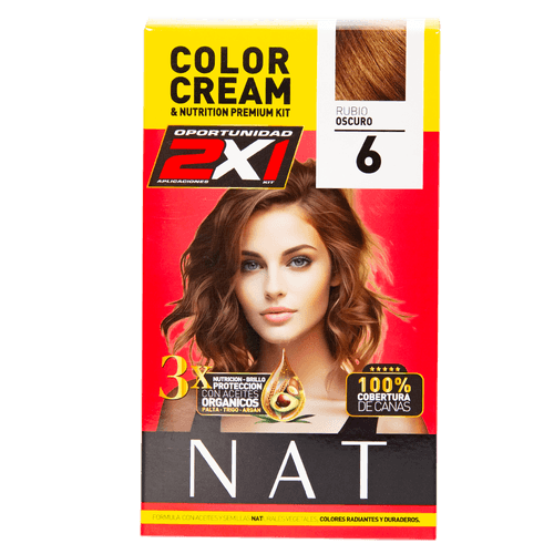 NAT Color Cream Kit Tubo + Sachet 50G