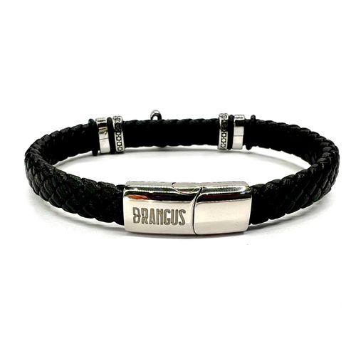 Pulsera de piel y de acero