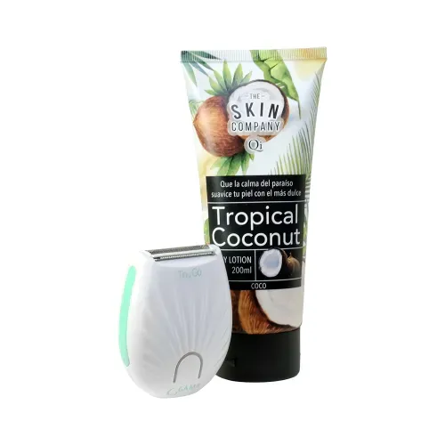 Combo Afeitadora Gama Tiny Go Usb + TSC Crema Corporal Coco 200ml