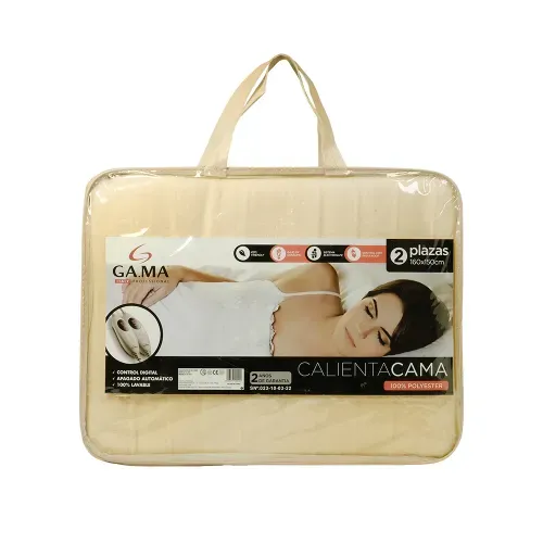 Calienta Cama Polyester Doble Control Digital