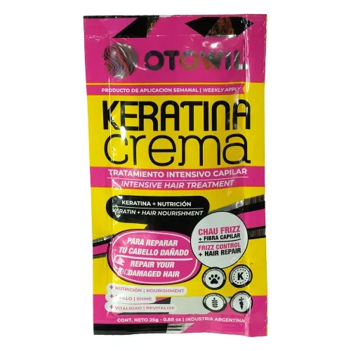 Keratina En Crema Tratamiento 25gr