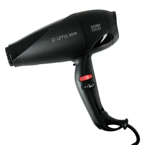 Secador Pluma 5500 Ion System Oxy Active Negro