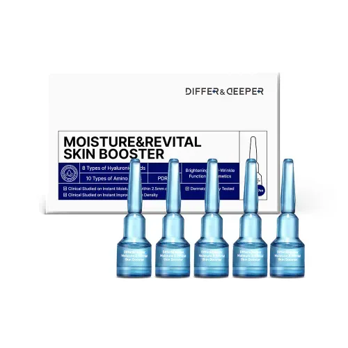 Differ&Deeper Moist & Revital Skin Boost Starter 5 Unidades  Tratamiento Hidratante y Revitalizante